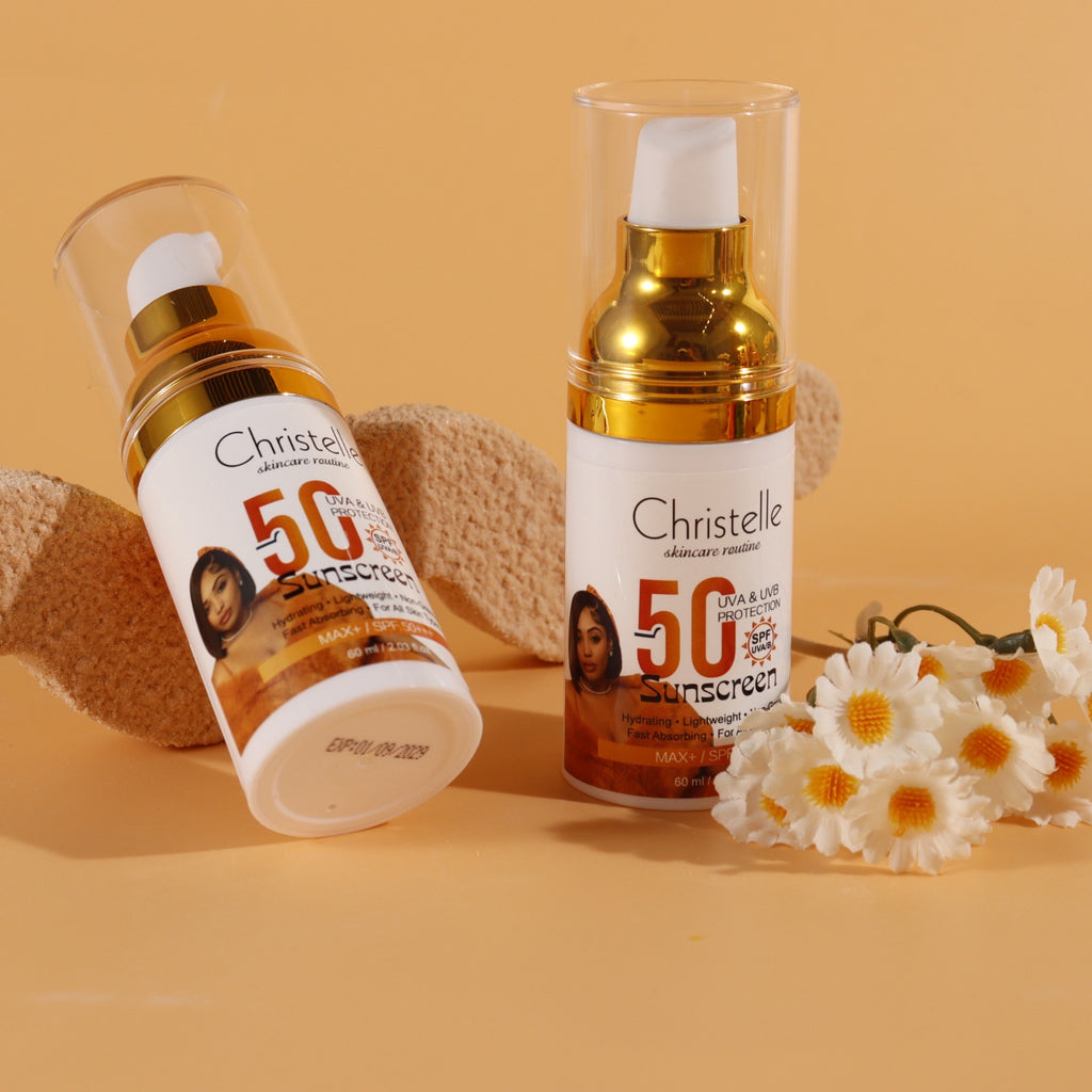 Christelle CLEAR+ Arbutin Pawpaw Complete Skincare Set – Lotion, Serum, Sunscreen, Soap & Cream
