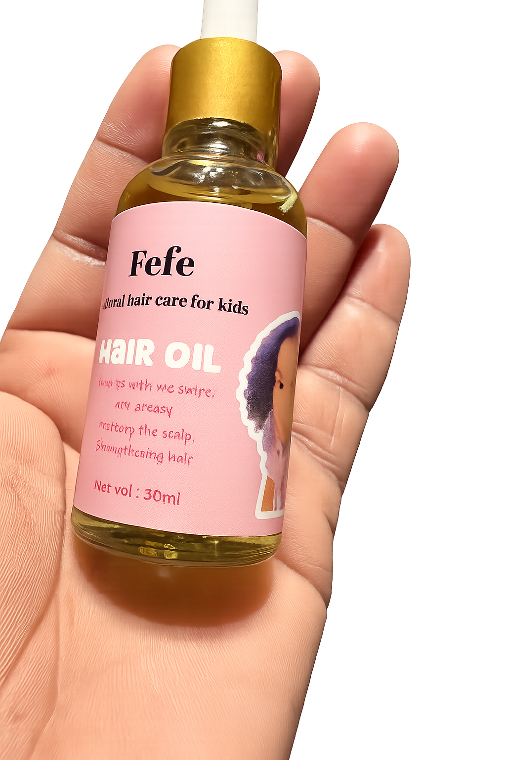 Fefe Kids Natural Hair Care Complete Set | Shampoo, Conditioner, Hair Oil & Hair Mask for Curly Hair ✨