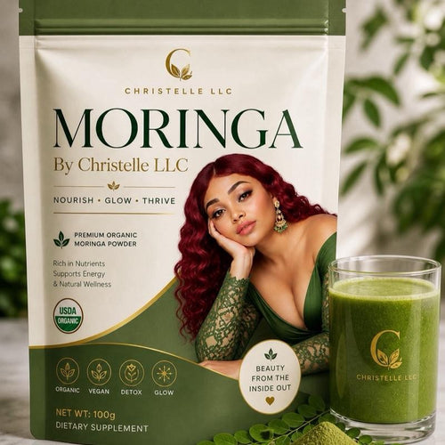 Christelle LLC Premium Organic Moringa Powder – 100g Superfood Supplement