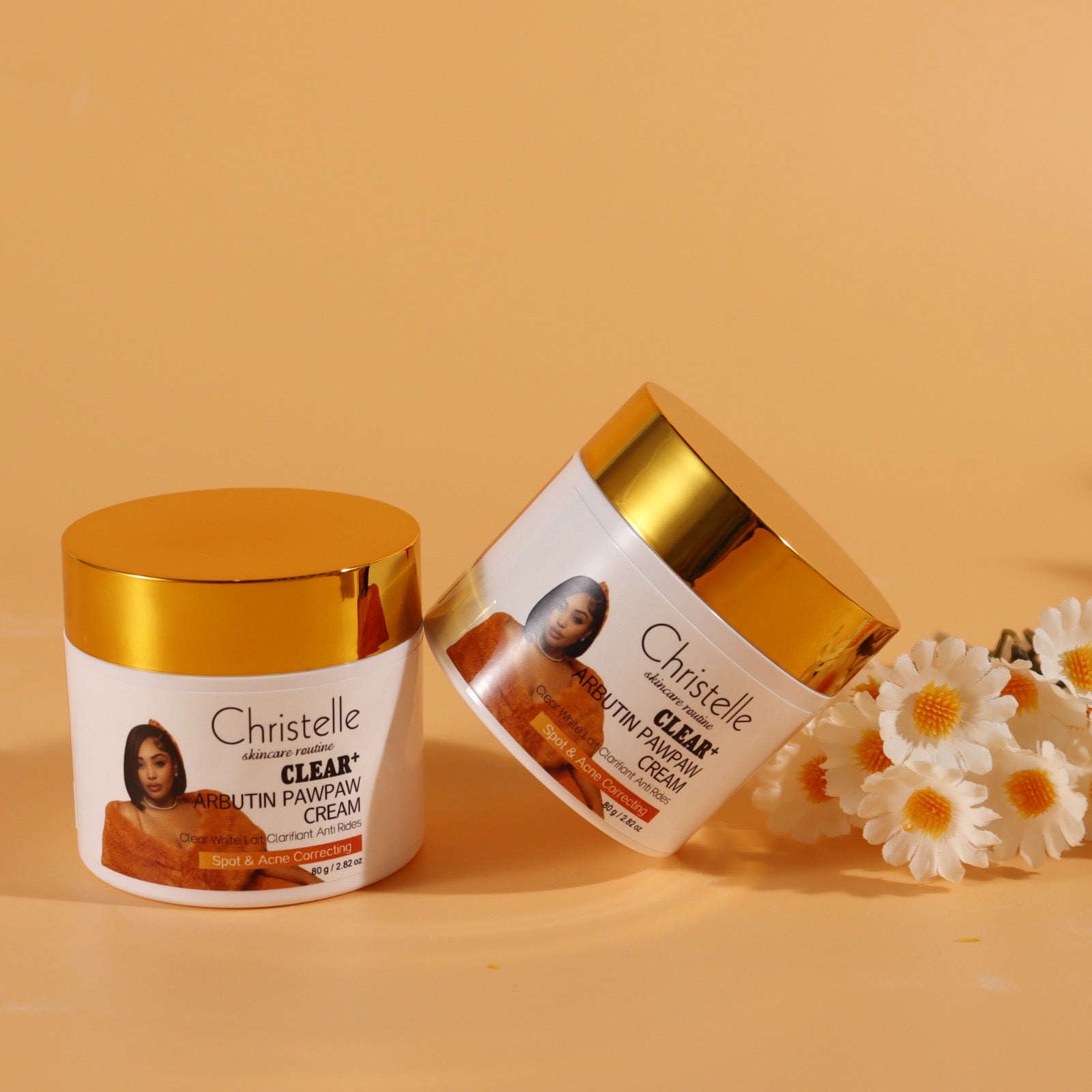 Christelle CLEAR+ Arbutin Pawpaw Complete Skincare Set – Lotion, Serum, Sunscreen, Soap & Cream